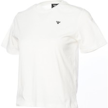 Hummel Hmlt-ic icona Regular Kadın Beyaz T-Shirt 911867-9003