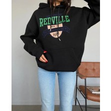 Redville Baskılı Kapüşonlu Sweat