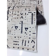 Nar Store Home Iskandinav Kabartmalı Vizon Kaymaz Taban Yıkanabilir Kesme Yolluk Halı