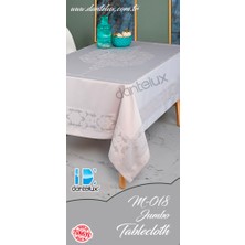 Dantelux Jumbo Masa Örtüsü (160 x 220) 2592-C05 Gümüş - Gri