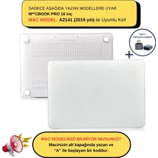 McStorey Macbook Pro Kılıf 16 inç A2141 (2019 yılı) ile Uyumlu Mat