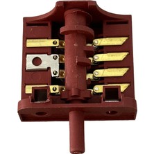 Parmis Fırın Anahtarı Çevirmeli 4+4 Komütatör 1 Kontak