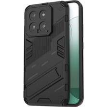 Microcase Xiaomi 14 Global Matrix Serisi Armor Standlı Perfect Koruma Kılıf