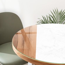 Decorita Masa Camı | Ekvator | Kenarı Ahşap Desenli |