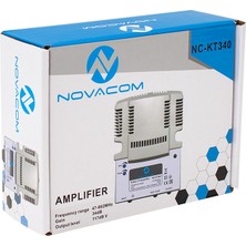 Mag Novacom NC-KT340 47-862MHZ 34DB Kablo Tv Amplıfıer Hat Yükseltici