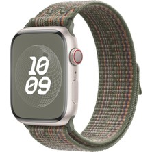 Microsonic Apple Watch Series 7 41MM Kordon Terra Sport Loop Koyu Yeşil