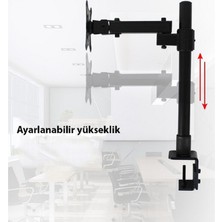 Yenilzd LCD Monıtör Tıutucu LED Tv Full Hareketli Ayarlanabilir Çelik