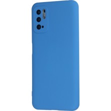 Newface Xiaomi Poco M3 Pro Kılıf Nano Içi Kadife  Silikon - Mavi 109008