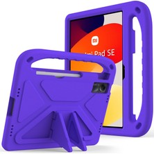 Seniee Xiaomi Redmi Pad Se Çocuklar Tablet Kılıfı Için Eva Darbeye Dayanıklı Dropproof Kolu Kickstand Koruyucu Kapak Omuz Askısı ile (Yurt Dışından)