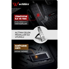 Wehhler Volvo S60 2.0 B5 Ultimate Bright Benzinli 2023 Derin Havuzlu Yumuşak Siyah Üniversal Paspas Seti