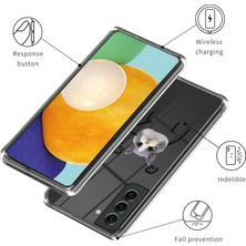 LRtools Samsung Galaxy S24+ Tpu Case Anti-Çizelge Desen Baskı Telefon Kapağı (Yurt Dışından)