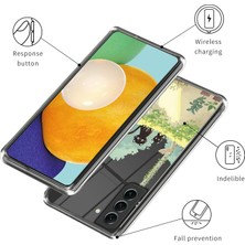 LRtools Samsung Galaxy S24+ Tpu Case Anti-Çizelge Desen Baskı Telefon Kapağı (Yurt Dışından)