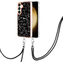 LRtools Samsung Galaxy S24 Elektraplatma Kılıfı Tpu Crossbody Telefon Kapağı (Yurt Dışından)