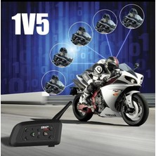 Ejeas V6 Pro Motosiklet Bluetooth Intercom Kulaklık 1200 M