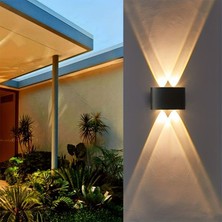 Full Reyon 4 Watt Amber Işık Ledli Işık Süzmeli Iç ve Dış Mekan Aplik, Modern Dekoratif Armatür, Şık Armatür