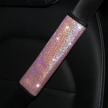 Cdwishbest Pkk Yumuşak Emniyet Kemeri Omuz Pedleri Bling Rhinestone Emniyet Kemeri Omuz Korumak Kapak Yastık Renk Rhinestones Dekor Emniyet Kemeri Kapağı (Yurt Dışından)