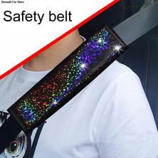 Cdwishbest Pkk Yumuşak Emniyet Kemeri Omuz Pedleri Bling Rhinestone Emniyet Kemeri Omuz Korumak Kapak Yastık Renk Rhinestones Dekor Emniyet Kemeri Kapağı (Yurt Dışından)