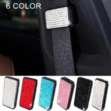 Cdwishbest Beyaz Evrensel 6 Renk Elmas Araba Emniyet Kemeri Klipsi Ayarlanabilir Emniyet Kemeri Raptiye Bling Emniyet Kemeri Kelepçesi Araba Şekillendirici Aksesuarları (Yurt Dışından)