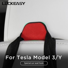 Cdwishbest MY-GA98CF Luckeasy Tesla Model 3 Model Y Araba Koltuğu Kanca Depolama Taşınabilir Iç Oto Aksesuarları Model3 Asılı Kanca (Yurt Dışından)
