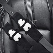 Cdwishbest 2 Adet Emniyet Kemeri Kapağı Stili Sevimli Karikatür Panda Bebek Araba Koltuğu Kafalık Boyun Yastık Desteği Yumuşak Peluş Oto Emniyet Kemeri Kapağı Araba Iç Aksesuarları Li (Yurt Dışından)