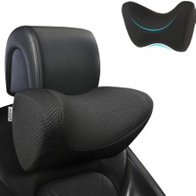 Cdwishbest Lacivert Tarzı %100 Hafızalı Köpüklü Araba Boyun Yastığı, Çok Sürüşlü Rahat Koltuk Başlık Minderi Desteği, Otomotiv Aksesuarları(1 Paket) (Yurt Dışından)