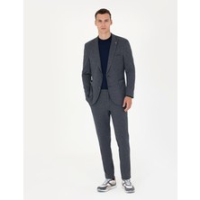 Pierre Cardin Erkek Lacivert Ekstra Slim Fit Spor Takım Elbise 50277602-VR033