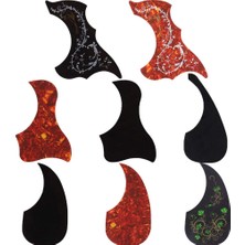 Passing Paket Akustik Gitar Pickguard Kendinden Yapışkanlı Sinek Kuşu ve Su Şekilli Gitar Pickguard 40 Inç 41 Inç Gitar Için (Yurt Dışından)