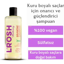 L'rosh L’rosh Moısturızıng Kuru ve Boyalı Saçlar Için Sülfatsız Şampuan (2 Adet)