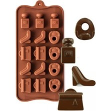 Depposite Silikon Çikolata Kalıbı Ayakkabı Çanta