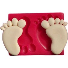 Depposite Silikon Kalıp - Iki Ayak (10,5*8cm)