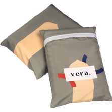 Vera Prayer Mats - Sunrise, Taşınabilir Seccade, Seyahat Seccadesi, Cep Boy, Katlanabilir, Portatif, Su Geçirmez, Modern Tasarım, Yeşil