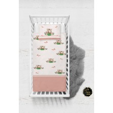 Talia Home Ayı Desenli Bebek Nevresim Takımı Çarşaflı TLABN-153