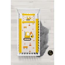 Talia Home Sevimli Iş Arabaları Desenli Bebek Nevresim Takımı Çarşaflı TLABN-197