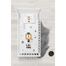 Talia Home Aslan Kral Desen Bebek Nevresim Takımı Çarşaflı TLABN-198