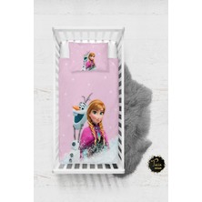 Talia Home Frozen Anna Desenli Bebek Nevresim Takımı Çarşaflı TLABN-004