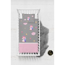 Talia Home Pegasus Desenli Bebek Nevresim Takımı Çarşaflı TLABN-130