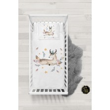 Talia Home Ceyaln Desenli Bebek Nevresim Takımı Çarşaflı TLABN-264
