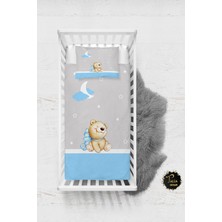 Talia Home Sevimli Küçük Ayı Desenli Bebek Nevresim Takımı Çarşaflı TLABN-174