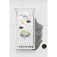 Talia Home Uyuyan Ayıcık Desenli Bebek Nevresim Takımı Çarşaflı TLABN-084