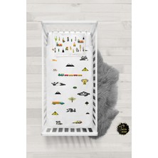 Talia Home Eğitici Desenli Bebek Nevresim Takımı Çarşaflı TLABN-225