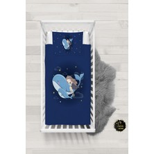 Talia Home Balıklı Kız Desenli Bebek Nevresim Takımı Çarşaflı TLABN-283