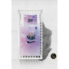 Talia Home Uçan Ayı Desenli Bebek Nevresim Takımı Çarşaflı TLABN-072