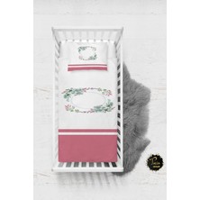 Talia Home Çiçek Desenli Bebek Nevresim Takımı Çarşaflı TLABN-142