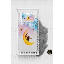 Talia Home Minik Cadı Desenli Bebek Nevresim Takımı Çarşaflı TLABN-162