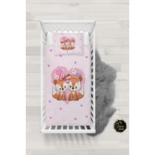 Talia Home Sevimli Hayvan Desen Bebek Nevresim Takımı Çarşaflı TLABN-212