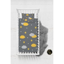 Talia Home Sarı Desen Bebek Nevresim Takımı Çarşaflı TLABN-100