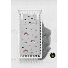 Talia Home Gökkuşağı Bebek Nevresim Takımı Çarşaflı TLABN-111