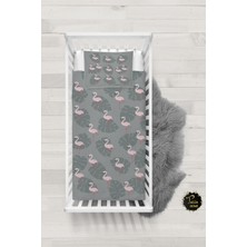Talia Home Flamingolu Bebek Nevresim Takımı Çarşaflı TLABN-252