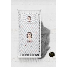 Talia Home Elsa Desenli Bebek Nevresim Takımı Çarşaflı TLABN-087