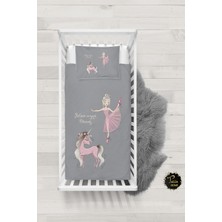 Talia Home Balerin Kız Çocuk ve Bebek Nevresim Takımı Çarşaflı TLABN-265